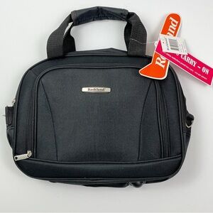 NWT Rockland Black Travel Zipper Tote